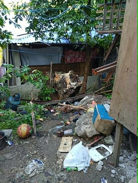 PRO 4A on Monday reported a landslide incident on Rodriguez, Rizal, killing a mother, injuring 2 children, and destroying part of their house