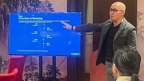 PAOLO Florenda, a public relations practitioner and digital marketer, during a Kapihan in Red Dynasty, Manila, on 19 May 2026.
