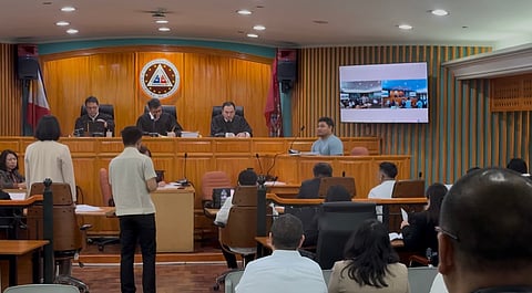 DPWH Engr. Ferdinand Vergara during the malversation trial against former Senator Ramon "Bong" Revilla and cohorts at the Sandiganbayan's Third Division this Wednesday, 20 May.