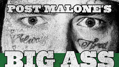 Post Malone's Big Ass World Tour poster.