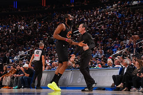 KENNY Atkinson stays defiant, knowing that James Harden and the Cleveland Cavaliers can still bounce back against the New York Knicks in their NBA Eastern Conference finals showdown.