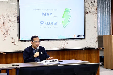 Stable power rates. Meralco Vice President and Head of Corporate Communications Joe R. Zaldarriaga announced a modest reduction of P0.0151 per kWh, bringing the overall rate for a typical household down to P14.3345 per kWh this May