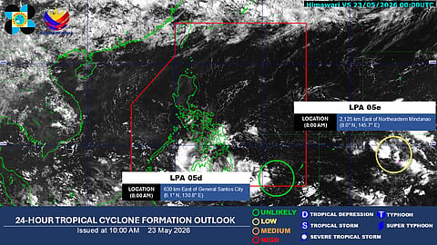 PAGASA is tracking two low-pressure areas and intense easterlies that will bring rains, thunderstorms and dangerous heat across the Philippines this weekend. Learn which regions face flash flood and landslide risks, where heat indices may reach 39°C, and how these systems signal the approach of the rainy season.