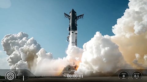 SPACEX conducted a largely successful test flight of its latest Starship rocket on Friday, with the spacecraft completing key in-flight objectives before splashing down in the Indian Ocean.
