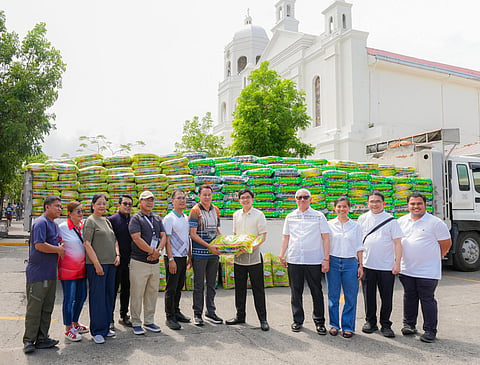 Rep. Leviste gives 1 million worth rice subsidies to families who have not received government aids