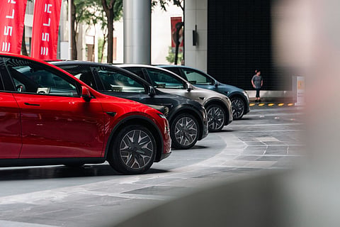 FAMILIES looking at electric mobility now have a six-seat Tesla option
with three rows and flexible cabin space.