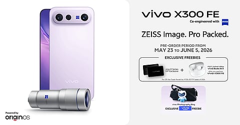vivo opens pre-orders for compact flagship X300 FE