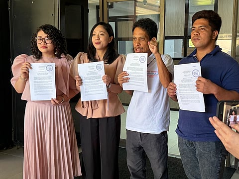 Lawmakers from the Makabayan bloc along with leaders of Fisherfolk groups filed House Resolutions at the House of Representatives seeking probes on the effects of commercial fishing and offshore wind energy projects on local fisherfolk around the country.