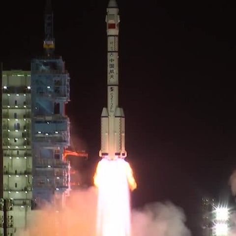Crewed space flight launches as part
of Moon ambitions