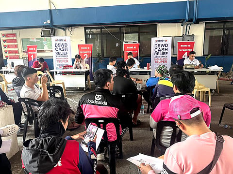 DSWD begins nationwide cash aid payouts for Private Express and Messengerial Delivery Service (PEMEDES) drivers, providing P5,000 financial assistance to over 150,000 delivery riders from firms like LBC, Grab Express, Fastrak, Lalamove and more across all regions in the Philippines.