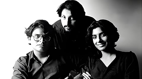 MEMBERS of Raqs Media Collective pose for a photograph in 1993. The artist collective is among those featured in At 25: Artists’ Early Worlds, Part II, an exhibition organized by Asia Art Archive as part of its 25th anniversary program.