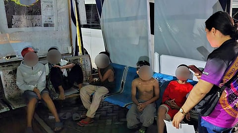 Street children, homeless rescued