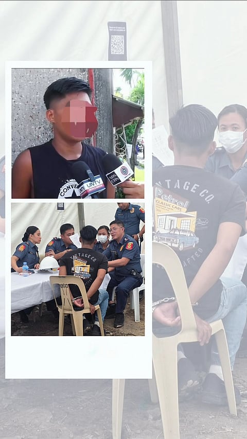 Fake ‘survivor’ arrested in Angeles City, May 29, for fabricating collapse story to get aid