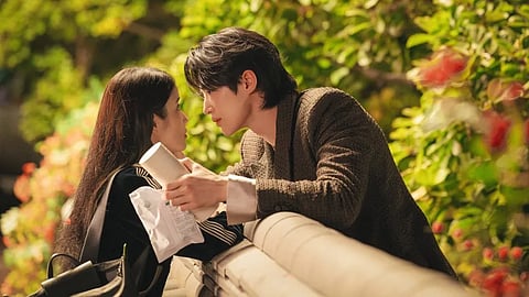 IU and Byeon Woo Seok in 'Perfect Crown.'