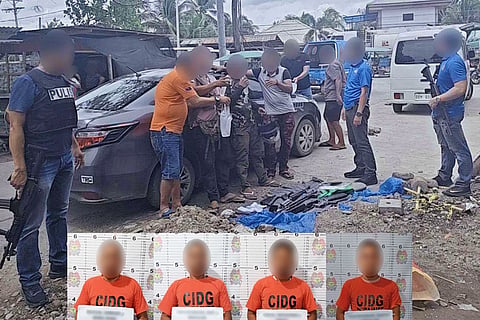 Four alleged gunrunners were arrested during a buy-bust operation at Brgy. Villarica, Midsayap, North Cotabato on 30 May.