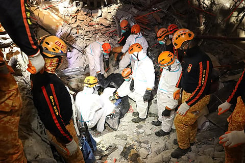 Three remain unaccounted for at collapsed building in Angeles City