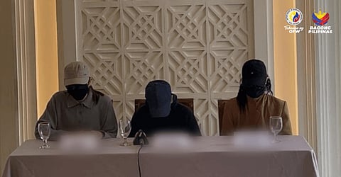 The wives of the three seafarers currently detained in Algeria waiting for their sentence.