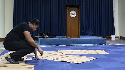 MEDIA social activity are held at the Senate following recent traumatic incidents, including the 13 May shootout inside the complex.
