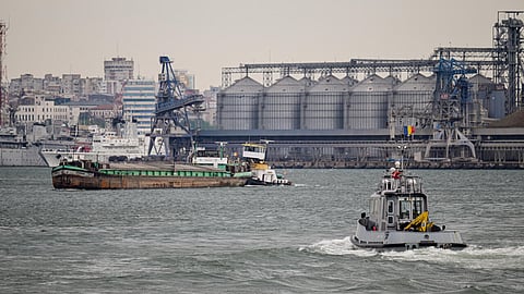 Sea drones attack ships