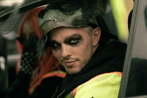 NICHOLAS Hoult in ‘How to Rob a Bank.’