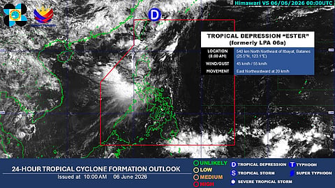 Continuous rains and cloudy skies are still expected to cover the country despite the official exit of Tropical Depression Ester from the Philippine Area of Responsibility (PAR) this Saturday morning. Flash flood and landslide advisories are raised in the northern parts of the country and the western coasts of Luzon, particularly in the Ilocos Region, Abra, Benguet, Zambales, and Bataan.