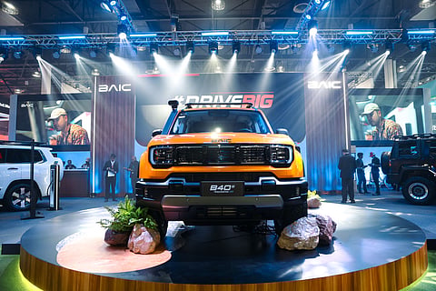 TRAILMASTER rEV leads BAIC Philippines’ display as the brand launches its Drive Big with BAIC campaign.