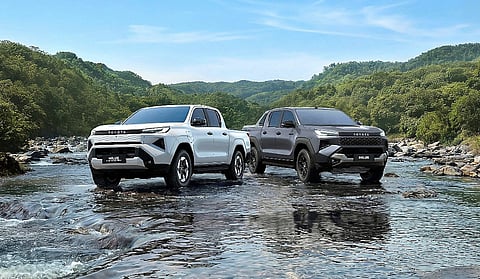 RIVER crossing places the Hilux BEV and Hilux Conquest side by side as Toyota opens reservations for the all-new pickup lineup.