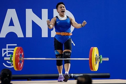 ELREEN Ando is right on target for a podium finish in the 20th Asian Games in Nagoya.