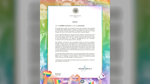 President Marcos Jr. makes Pride history