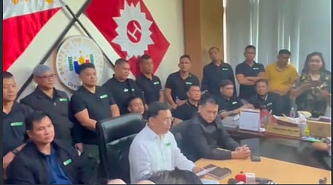 'Ex-Marines' no-show in Tulfo-led flood control probe; present at Padilla's office
