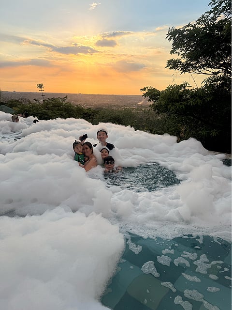 BUBBLES filled Amiya Raya’s infinity pool, welcoming the weekend. With a spectacular mountain view as its backdrop, time slowed town, bringing relaxation and calm.