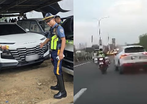 Photo from Land Transportation Office (LTO)/Screenshot from video uploaded by Riders Safety Advocates of the Philippines (RSAP)