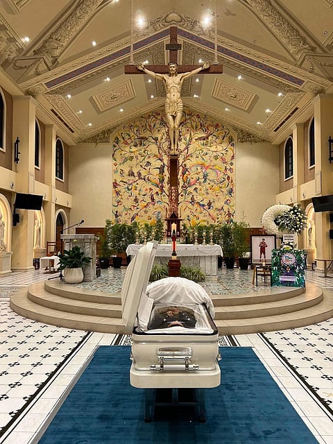 The remains of Ateneo student-athlete Rene Baterbonia arrived in Ateneo de Davao on Friday, 12 June where a three-day funeral will be held before he returns to his hometown in Agusan del Sur.