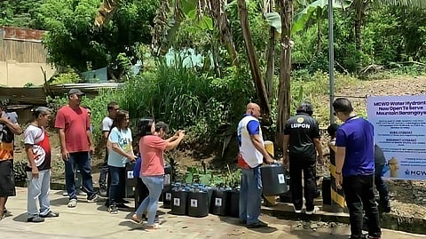 THE Metropolitan Cebu Water District has opened dedicated water hydrants in barangays Guba and Agsungot to help address severe water shortages in upland communities.