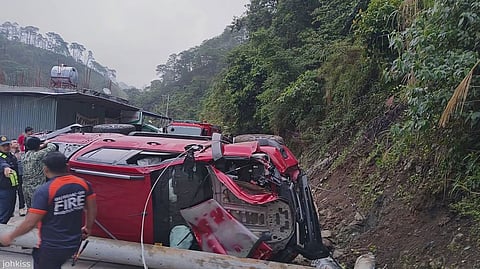 Road crash cuts off electricity