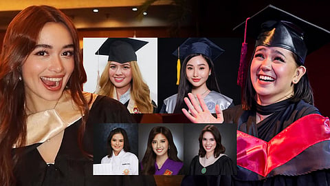 Filipino celebrities who graduated in local universities