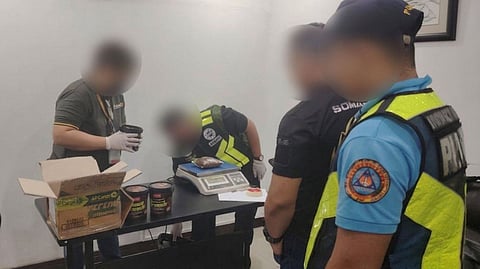ANTI-DRUG operatives intercept suspected shabu hidden inside chocolate containers at a Pasay City cargo facility, foiling an attempt to ship the contraband to Bohol.