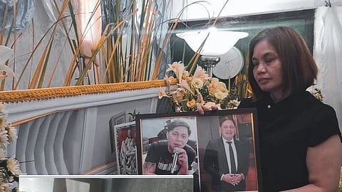 A painful contrast: Farewell to Marvin Sulit, and celebration of his daughter’s graduation. Sulit was refused PhilHealth benefits for not reaching the 24-hour confinement rule.