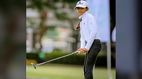 JAICEE Cervantes is gearing up for a fierce battle in the ICSI Eagle Ridge JPGT Championship in Gen. Trias, Cavite.