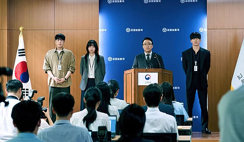 LEE Sung-min, Kim Moo-yul, Pyo Ji-hoon and Jin Ki-joo in 'Teach You a Lesson.'