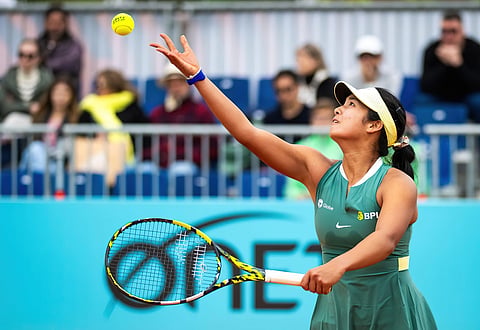 ALEX Eala’s brand of play remains solid despite her inability to come up with a solid serve.