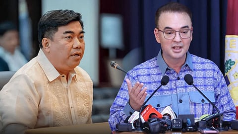NBI Director Melvin Matibag and Sen. Alan Peter Cayetano