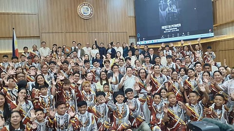 DAVAO City athletes get recognized by their local government unit for a historic performance in the Palarong Pambansa last month in Agusan del Sur.
