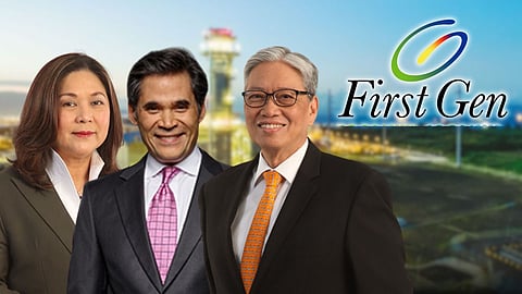 FIRST Gen Corp. independent directors (from left) Alicia Rita Morales, Manuel Ayala and Edgar Chua upheld the company’s recent hydropower deals, standing ‘four-square’ behind their decision to support both projects.