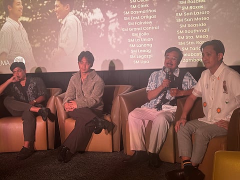 The lead stars, producer and director Jade Castro