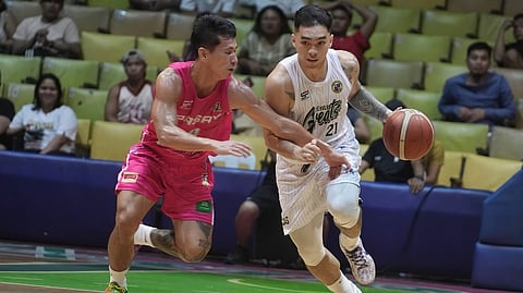 ICHIE Altamirano and the Cebu Greats display their shooting prowess to pull off a 92-82 win over the Pasay Voyagers in the MPBL 2026 Season on Tuesday.