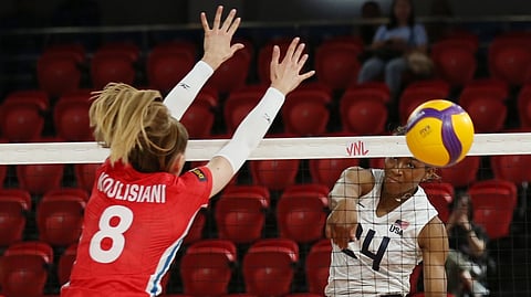CHIAKA Ogbogu delivers a booming kill over the Czech Republic defense en route to a 25-17, 25-12, 25-16 victory in the Women’s Volleyball Nations League Week 2 on Thursday.