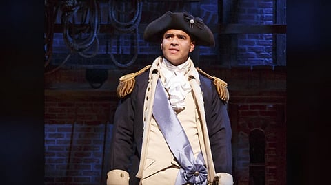 CHRISTOPHER Jackson as George Washington in ‘Hamilton.’