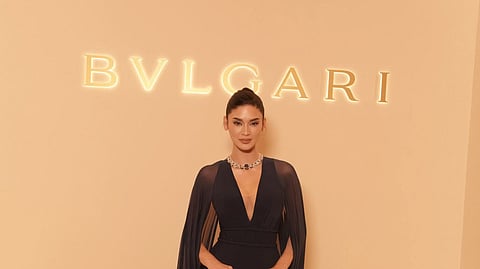 Pia Wurtzbach as the finale walk for Bvlgari Singapore