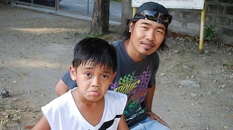 JESSIE Orcullo and his son, DAILY TRIBUNE reporter Jerod Orcullo, many years back.